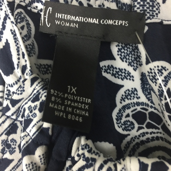 INC Concepts Plus Size Paisley-Print Halter Dress - Picture 7 of 7